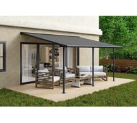 Auvent de terrasse en aluminium Sierra Palram - Canopia 3 x 4,25 m antracyt Heat Block anthracite