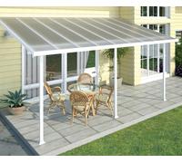 Auvent de terrasse Feria Palram - Auvent 3 x 5,46 m blanc