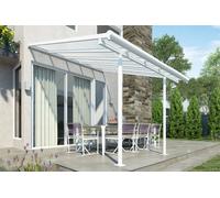 Auvent de terrasse Sierra Palram - Canopia 3 x 3,05 m alu blanc