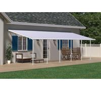 Auvent de terrasse Sierra Palram - Canopia 3 x 9,71 alu blanc