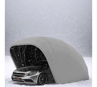 Auvent de voiture pliable et rétractable en acier inoxydable, semi-automatique durable, grand espace, anti-neige, imperméable, verrouillable pour parking, garage