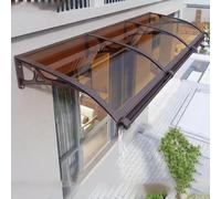 Auvent d'extérieur pour porte d'entrée, housse d'abri de pluie moderne, imperméable, protection UV, pour jardin, terrasse, porche, facile à installer, 120 x 200 cm