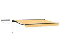 Auvent électrique rétractable vidaXL, couleur sable, 2,5 x 2 m