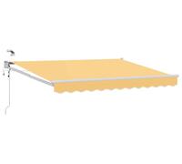 Auvent électrique rétractable vidaXL, couleur sable