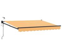 Auvent électrique rétractable vidaXL, couleur sable