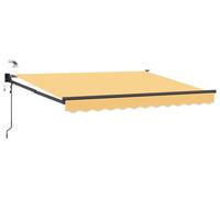 Auvent électrique rétractable vidaXL, couleur sable