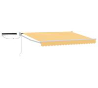 Auvent électrique rétractable vidaXL, couleur sable, 3 x 2,5 m