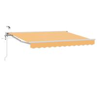 Auvent électrique rétractable vidaXL, couleur sable, 3 x 2,5 m