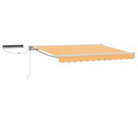 Auvent électrique rétractable vidaXL, couleur sable, 4 × 3,5 m
