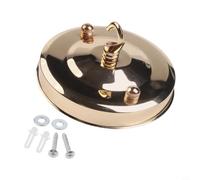 Auvent en fer robuste pour suspension de lustre Doré français 10,5 cm | Convient aux ampoules E27, design vintage en métal, correspond à la décoration traditionnelle, construction