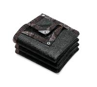 Auvent en Tissu d ' ombrage à œillets renforcé pour Patio, Jardin, Usage Domestique, tissée Noire, Panneau de Protection d ' extérieur, Panneau de Protection d ' extérieur