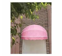 Auvent en toile rétractable pour balcon et porche, auvent rond pour espaces extérieurs, villa et cour (85 cm de diamètre)
