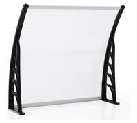 Auvent extérieur - Toile de protection pour portes et fenêtres - 150 cm - Adapté pour les portes d'entrée et les fenêtres - À monter soi-même - Convient pour les terrasses avant et arrière - Surface d