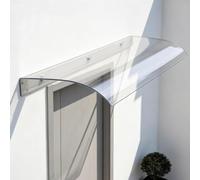 Auvent Fenêtre Invisible Marquise De Porte Fenêtres, Pare-Pluie Transparent | Marquise De Porte D'entrée for Maison Pluie Et Neige Protection Auvent Voûté En Polycarbonate(50x120cm)