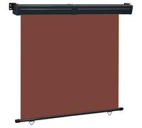 vidaXL Store latéral pour balcon, 140 x 250 cm, 100 % polyester, fer et acier