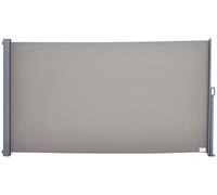 Auvent latéral et store - Protection contre le vent et la vue - Imperméable - Protection UV - Dimensions : 3 x 1,6 m - Aluminium et polyester