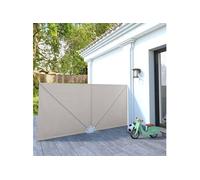 vidaXL Auvent latéral pliable 300 x 150 cm Crème