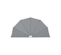 vidaXL Éventail latéral de terrasse pliable Gris 200 cm