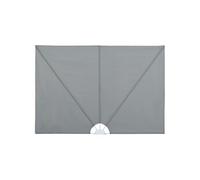 vidaXL Auvent latéral pliable - Gris 300x150 cm
