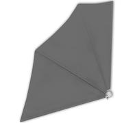 vidaXL Auvent latéral pliable 140x140 cm Gris – Imperméable – Polyester 100%