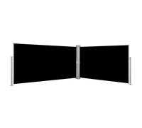 vidaXL Store latéral extensible 100 x 1000 cm Noir