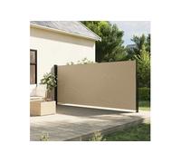 vidaXL Marquise latérale extensible 160 x 300 cm Beige