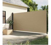 vidaXL Marquise latérale extensible Beige 220x300 cm