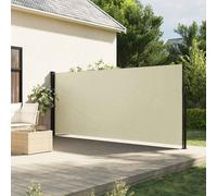 vidaXL Marquise latérale extensible – Crème, 200 x 500 cm