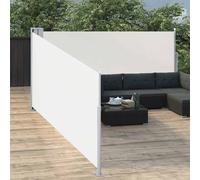Auvent Latéral Rétractable Crème 100x1000 cm Terrasse Jardin Extérieur vidaXL