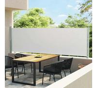 vidaXL Marquise latérale extensible 120×500 cm Crème