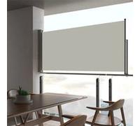 vidaXL Marquise latérale extensible 60×300 cm Crème