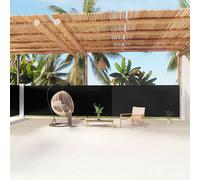 vidaXL Store latéral extensible noir 117x1200 cm