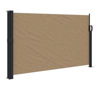 Auvent latéral rétractable taupe 117x300 cm