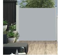 Auvent latéral rétractable - VIDAXL - 100x300 cm - Gris - Polyester résistant - Mécanisme manuel