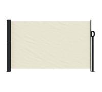 vidaXL Marquise latérale extensible Crème 117x300 cm