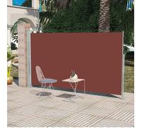 vidaXL Marquise latérale extensible 160x300 cm Marron