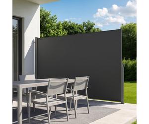 Auvent latéral VEVOR extensible 180 x 300 cm, store latéral en tissu polyester 180 g/m², auvent mural, protection contre le vent, protection solaire, brise-vue, séparateur d'espace pour jardin, balcon