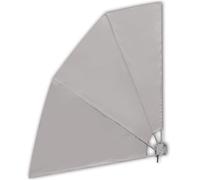 vidaXL Éventail de balcon pliable Crème 210×210 cm