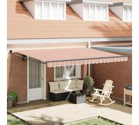 Auvent manuel 100 % polyester Store banne manuel vidaXL vidaXL