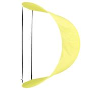 Auvent Ombragé pour Piscine Pliable en PVC Jaune, Protection Solaire | Réduit L’évaporation, Revêtement Imperméable, pour Bassins Bébé et Piscines de Moins D’un Mètre