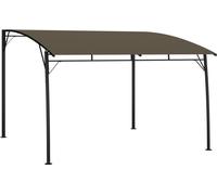 Auvent pare-soleil de jardin 3x3x2,55 m Taupe