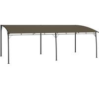 Auvent pare-soleil de jardin 6x3x2,55 m Taupe