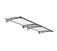 Auvent porte en aluminium Aquila 3 m Palram - Canopia anthracite