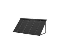 VEVOR Auvent de Porte d'Entrée 143x61 cm Marquise de Porte Extérieure Métal, Cadre Acier, Abri de Protection Contre Pluie, Neige, Soleil, Auvent pour Portes d'Entrée, Fenêtres de Porches, de Balcons