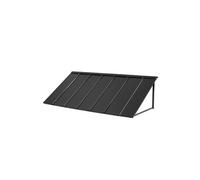 VEVOR Auvent de porte 203×91 cm – Marquise métal, cadre acier, protection pluie/neige/soleil