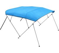 Auvent pour bateau à 4 arceaux 96 po L x (79 po à 84 po) l x 54 po H Auvent bleu pacifique