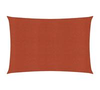 Auvent pour jardin, véranda, pergola, pelouse, jardin, piscine, plage, terrasse, parc et abri de voiture, 160 g/m², terre cuite, 3 x 4 m, polyéthylène haute densité