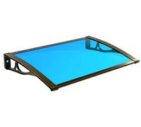 Auvent pour porte d'entrée - Aluminium - 40x80 cm