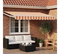 vidaXL Store électrique rétractable multicolore 3 x 2,5 m