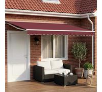 Auvent rétractable électrique Ombre d'Extérieur Auvent de jardin vidaXL vidaXL